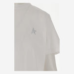 T-SHIRT IN COTONE CON LOGO GWP01220 P00059480185 GOLDEN GOOSE 