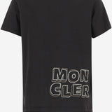 T-SHIRT IN COTONE CON LOGO 8C0000689AFV 999 MONCLER ENFANTS 