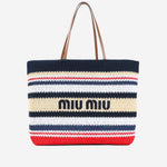 BORSA SHOPPING CON LOGO 5BG228 2DO3F05CK MIU MIU 
