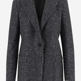 GIACCA MONOPETTO IN MISTO LANA E VISCOSA JBERTHA16B 970157N1059 TAGLIATORE 