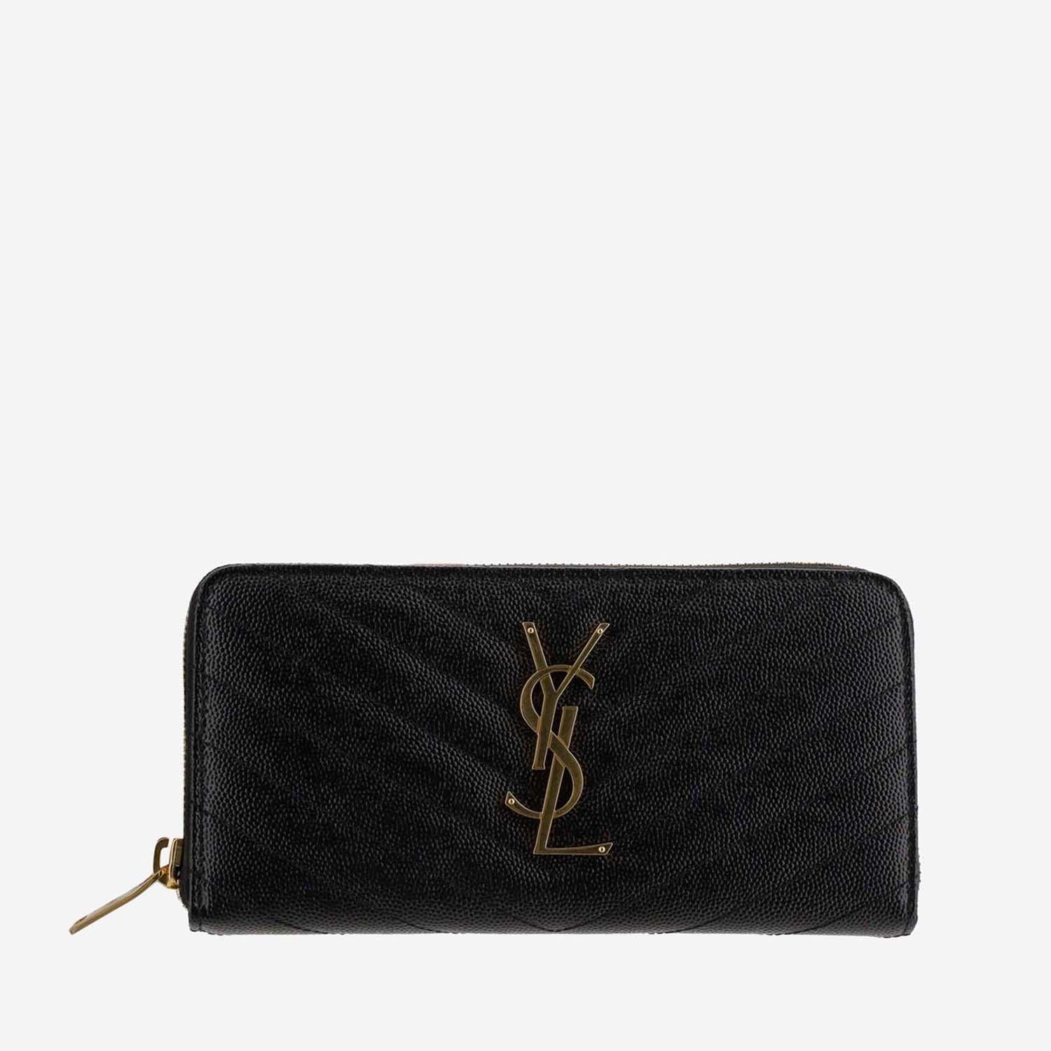 PORTAFOGLIO CASSANDRE LARGE 358094 BOW011000 SAINT LAURENT 