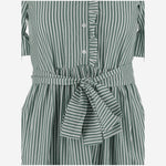 ABITO IN COTONE A RIGHE CON COLLO ARRICCIATO 4394 48510132 F.IT 