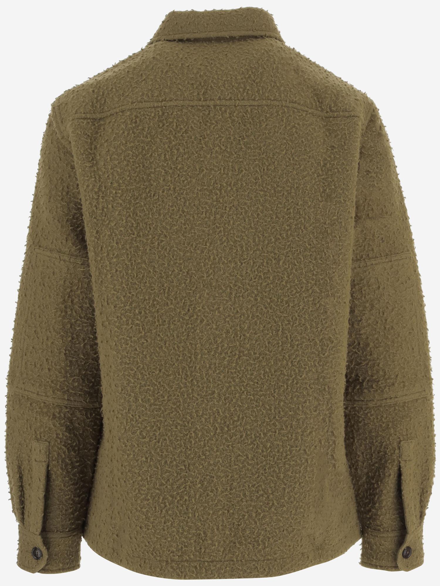 CAMICIA OVERSHIRT IN MISTO LANA CFBLSI2004MRUT5234 6660 WOOLRICH 