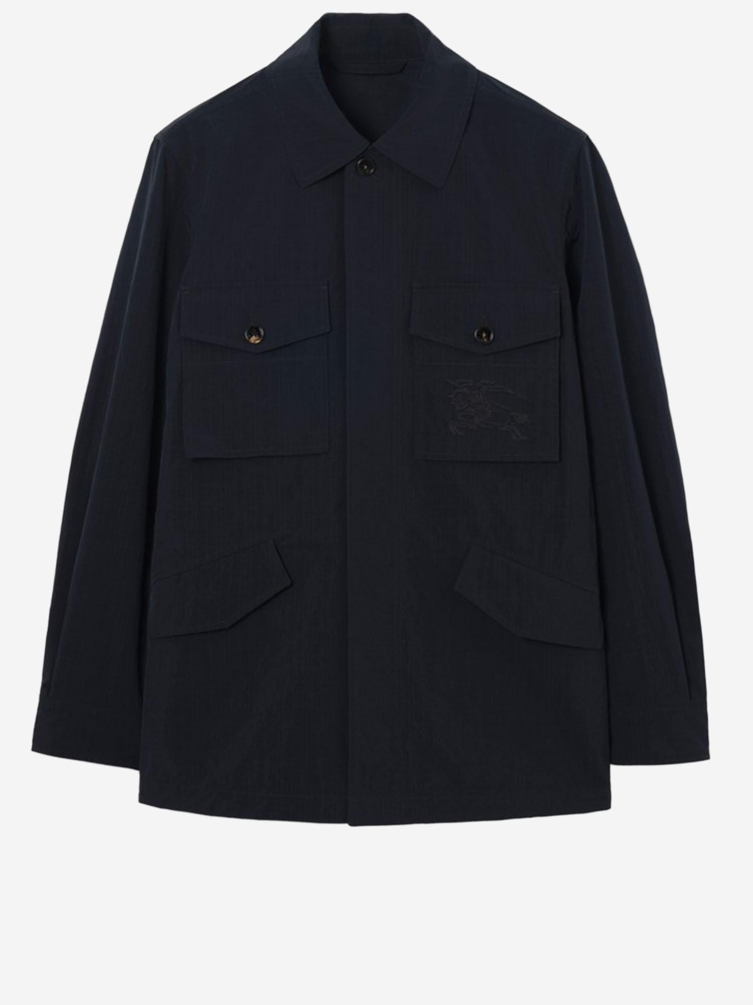 GIACCA IN NYLON CON LOGO 8123123 NAVY BURBERRY 