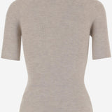 T-SHIRT a coste in misto cashmere S26670 0820 SASUPHI 