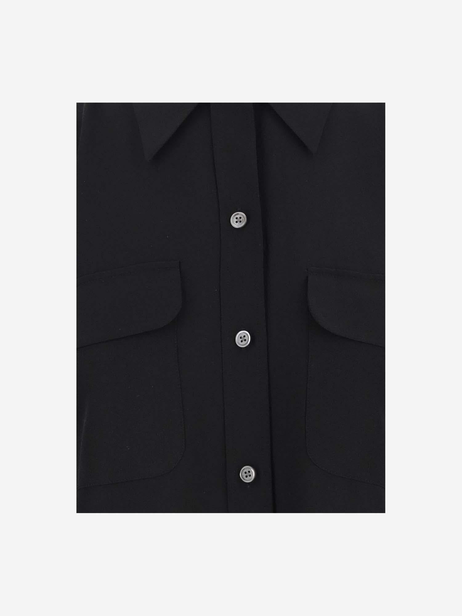 CAMICIA IN SETA Q23E035 TRUEBLACK EQUIPMENT 
