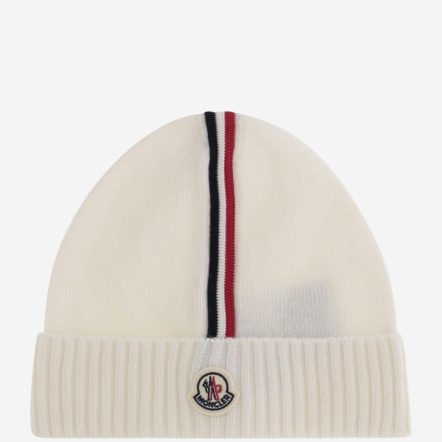 BERRETTO IN LANA CON LOGO 3B00001M1241 035 MONCLER ENFANTS 