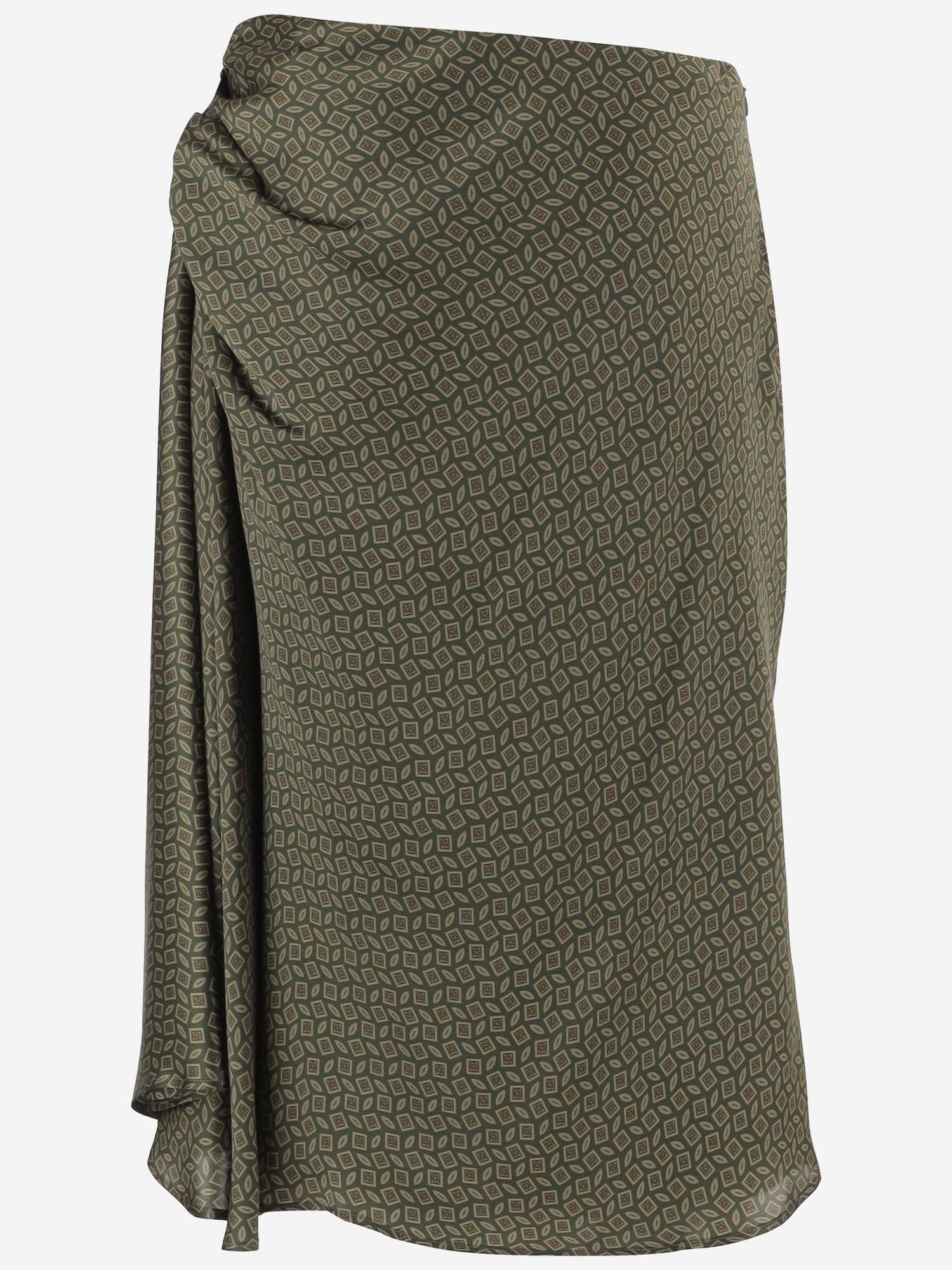 Gonna lunga in seta 010855 2110606 DRIES VAN NOTEN 