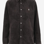 CAMICIA IN VELLUTO DI COTONE STRETCH 211971526 002 POLO RALPH LAUREN 