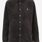 CAMICIA IN VELLUTO DI COTONE STRETCH 211971526 002 POLO RALPH LAUREN 