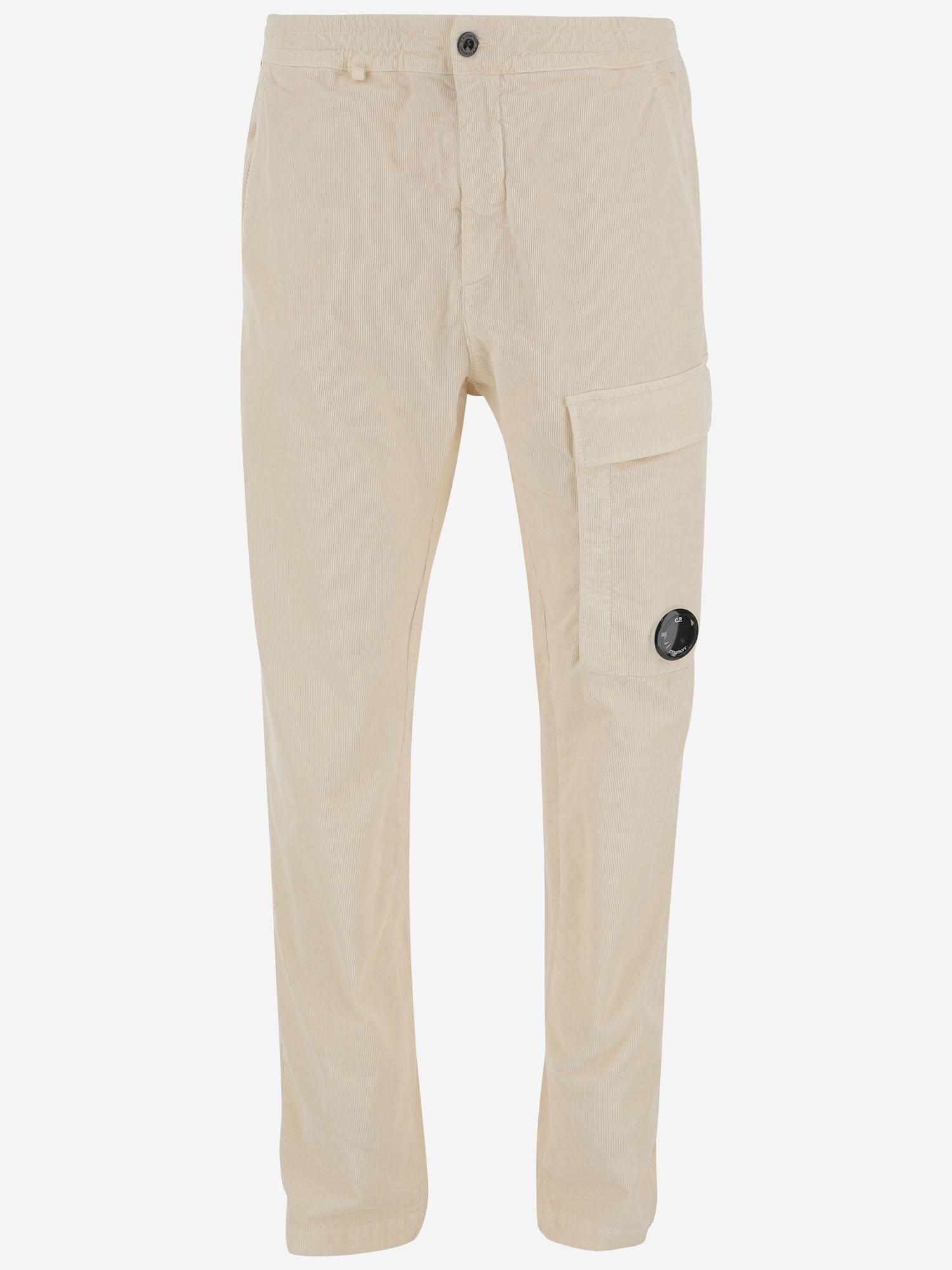PANTALONI IN COTONE STRETCH 19CMPA169A 006410O402 CP COMPANY 