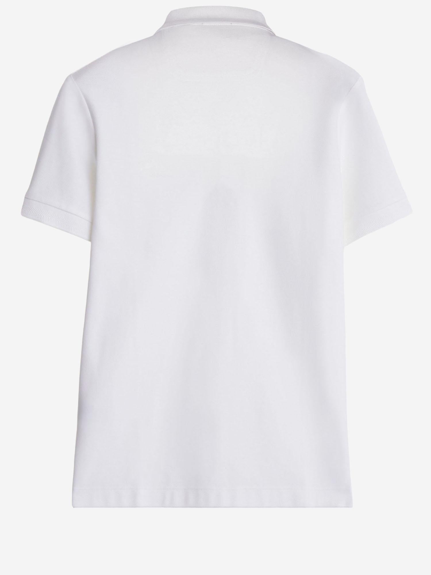 POLO IN COTONE CON LOGO 8126937 WHITE BURBERRY 