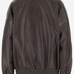 Bomber in pelle a palloncino 836513 YCNF22509 SAINT LAURENT 