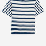 T-SHIRT IN COTONE A RIGHE UTS374JE0210 A044 AMI 