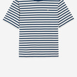 T-SHIRT IN COTONE A RIGHE UTS374JE0210 A044 AMI 