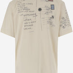 T-SHIRT IN COTONE CON STAMPA FY0936 AV0GF1P2N FENDI 