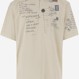 T-SHIRT IN COTONE CON STAMPA FY0936 AV0GF1P2N FENDI 