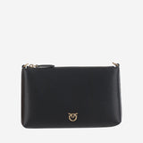 POCHETTE IN PELLE CON LOGO 104277 A0F1Z99Q PINKO 