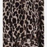 CAPPOTTO IN NYLON CON MOTIVO ANIMALIER EF81 LEO005 UNCOMMON 