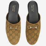 SABOT CON MORSETTO IN PELLE SCAMOSCIATA 849565 AAFQV2118 GUCCI 