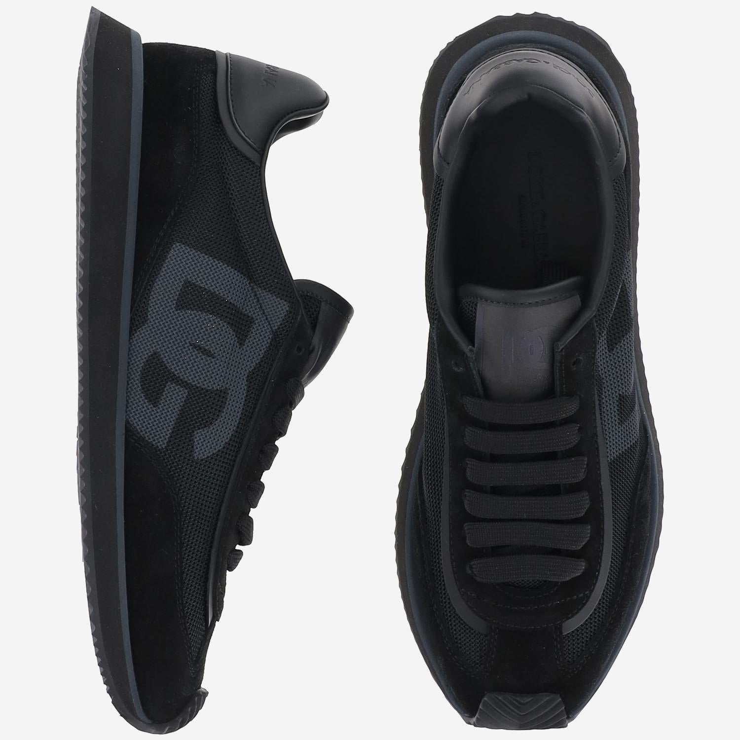 SNEAKER DG CUSHION IN MISTO PELLE CS2288 A53558B956 DOLCE & GABBANA 