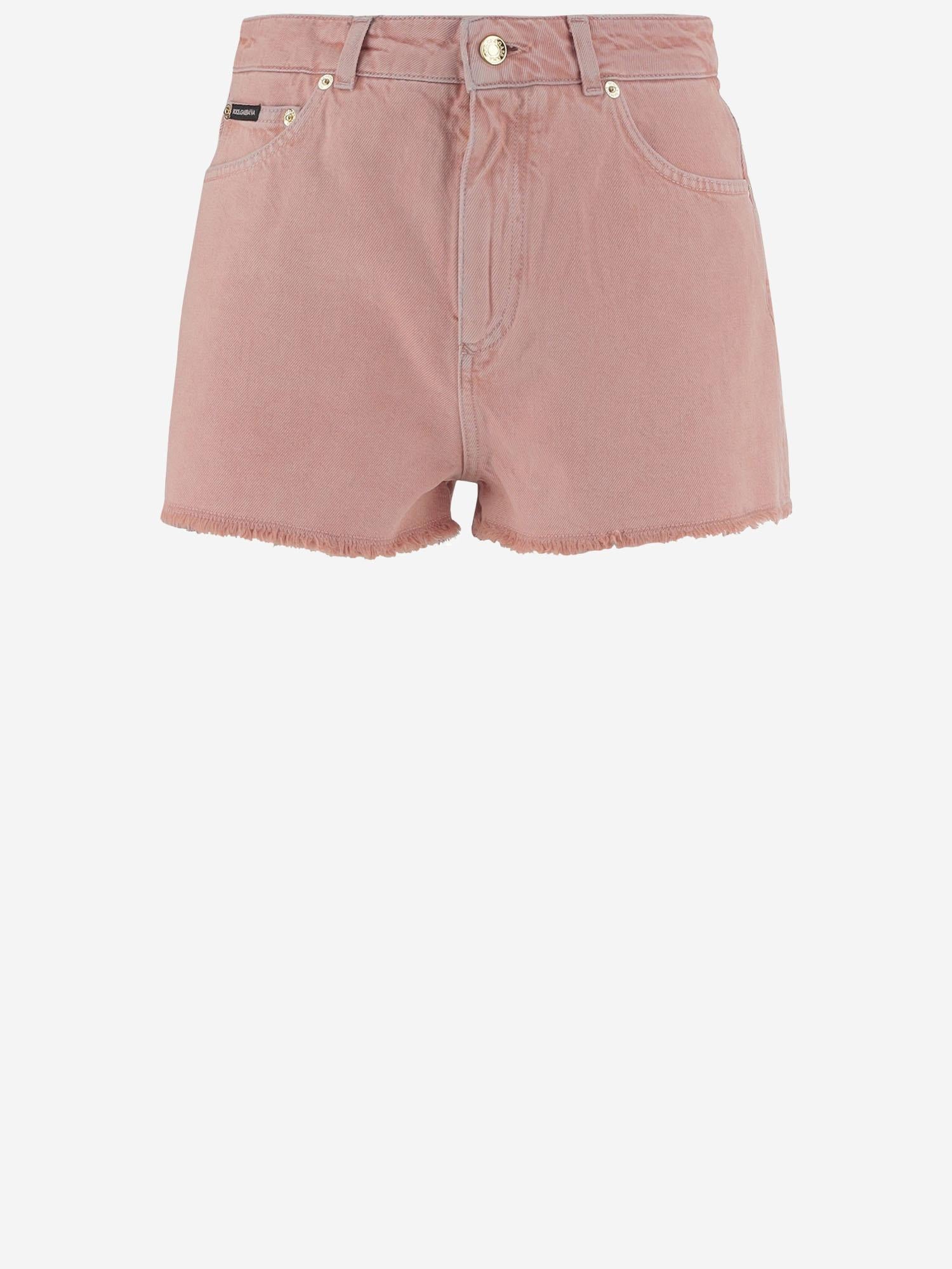 SHORTS IN COTONE CON PLACCA DG FTC9WD G8MT5S9001 DOLCE & GABBANA 