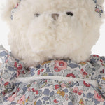 ORSACCHIOTTO VESTITO FLOREALE IN PELUCHE ANNI 35 CM BUKOWSKI 