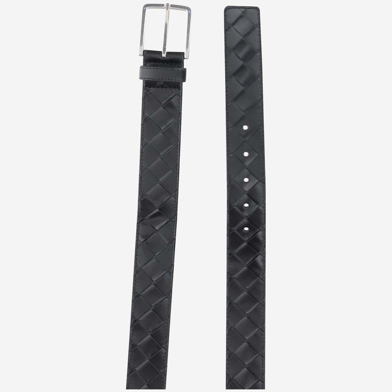 CINTURA INTRECCIATO IN PELLE 609182 V3IM18803 BOTTEGA VENETA 