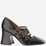 DÉCOLLETÉ JANIS IN PELLE LUCIDA CHC25A11COL 001 CHLOE 