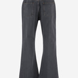 JEANS IN COTONE CON GAMBA AMPIA 7V0DE15A B4A0NO VALENTINO 