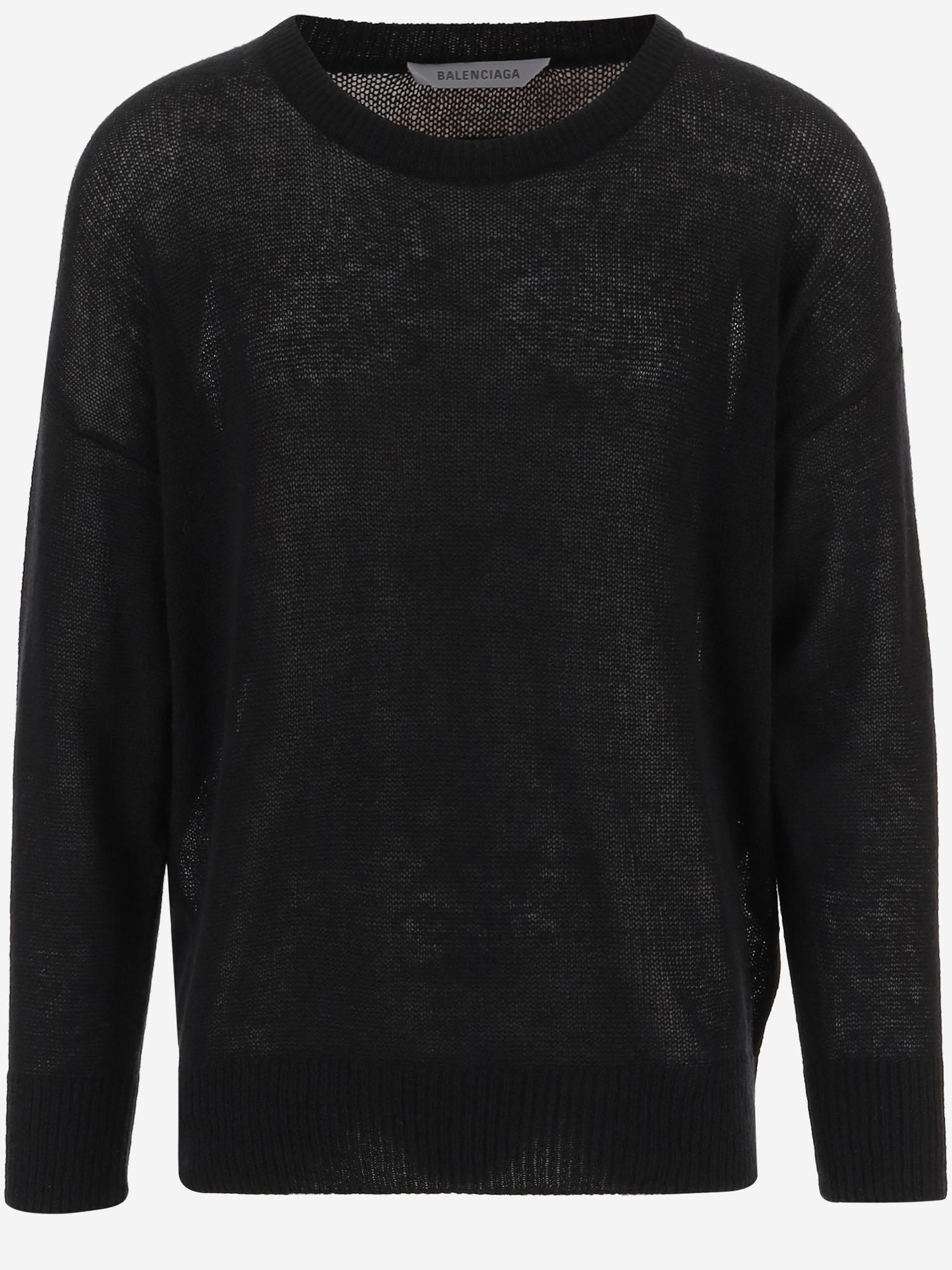 MAGLIA IN CASHMERE 870687 T41521000 BALENCIAGA 