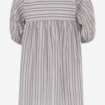 Abito in cotone stretch a righe 01618133 361 BABE & TESS KIDS 