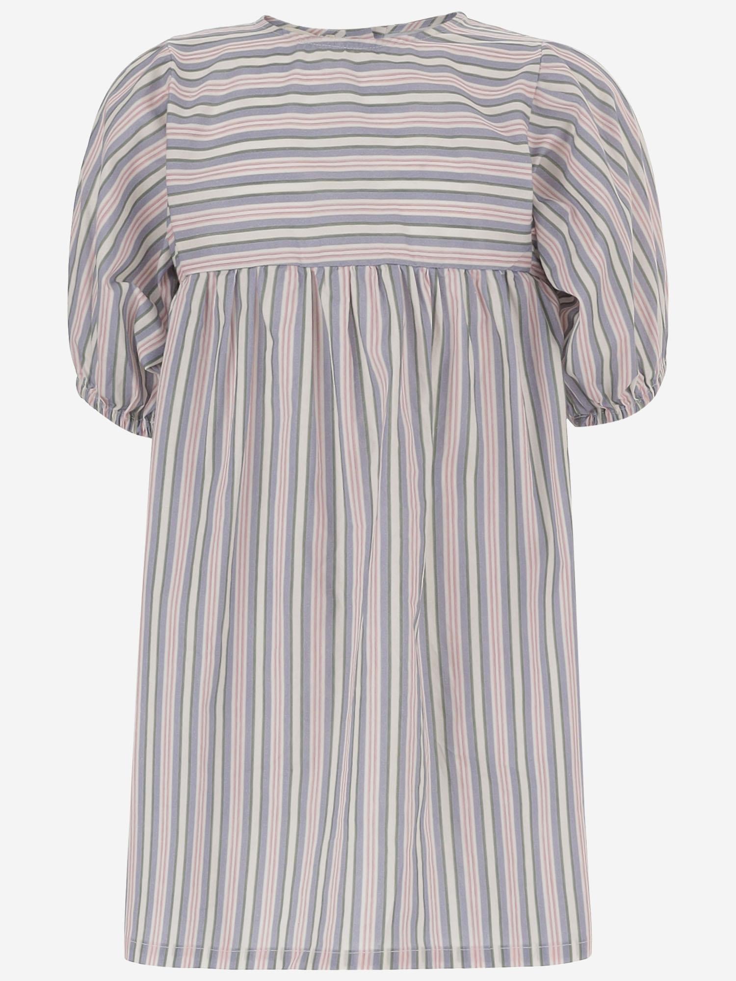 Abito in cotone stretch a righe 01618133 361 BABE & TESS KIDS 