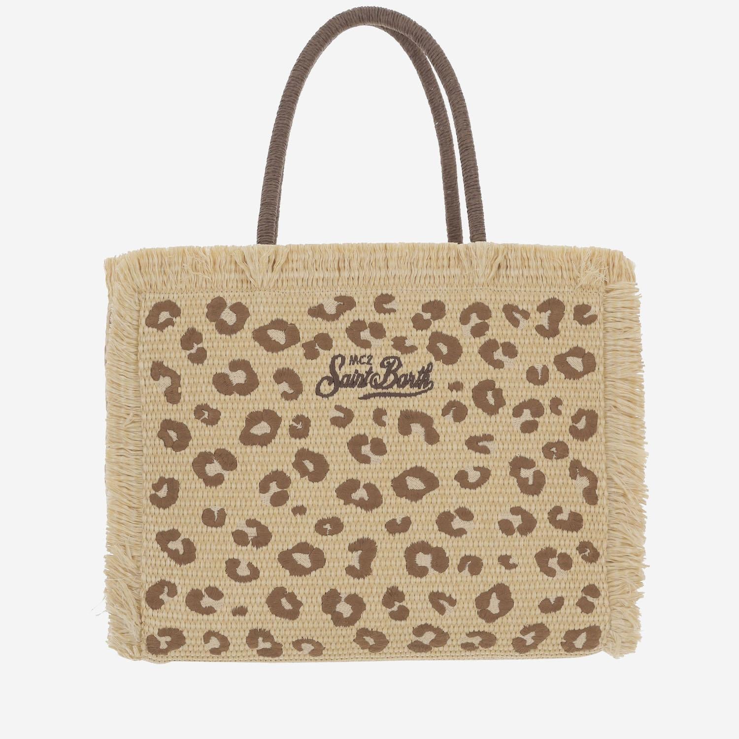BORSA IN MISTO COTONE CON LOGO VANI021 00349L MC2 SAINT BARTH 