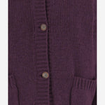 CARDIGAN IN CASHMERE 310925 BORDEAUX MAGDA BUTRYM 