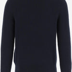 MAGLIONE IN LANA E CASHMERE 8114154 NAVY BURBERRY 