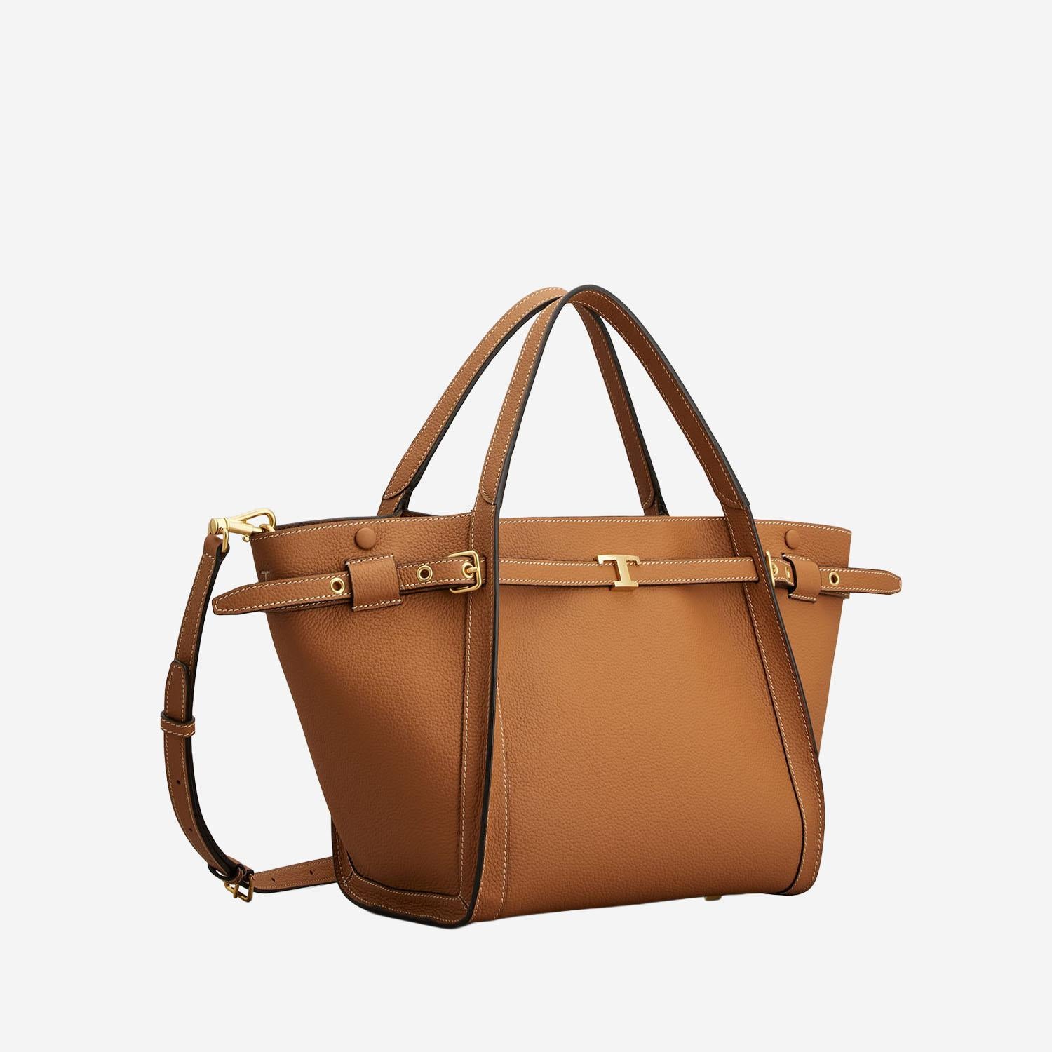 BORSA SHOPPING IN PELLE CON LOGO XBWTIMA0200WKA S410 TODS 