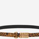 CINTURA IN PELLE SCAMOSCIATA CON LOGO 106406 A32AM35Q PINKO 