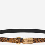 CINTURA IN PELLE SCAMOSCIATA CON LOGO 106406 A32AM35Q PINKO 