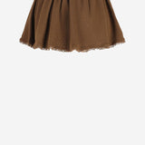 MINIGONNA IN COTONE CON LOGO MG2654 19DFF0324 MIU MIU 
