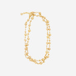 Collana con perle placcata oro AURA ORO SILVIA GNECCHI 