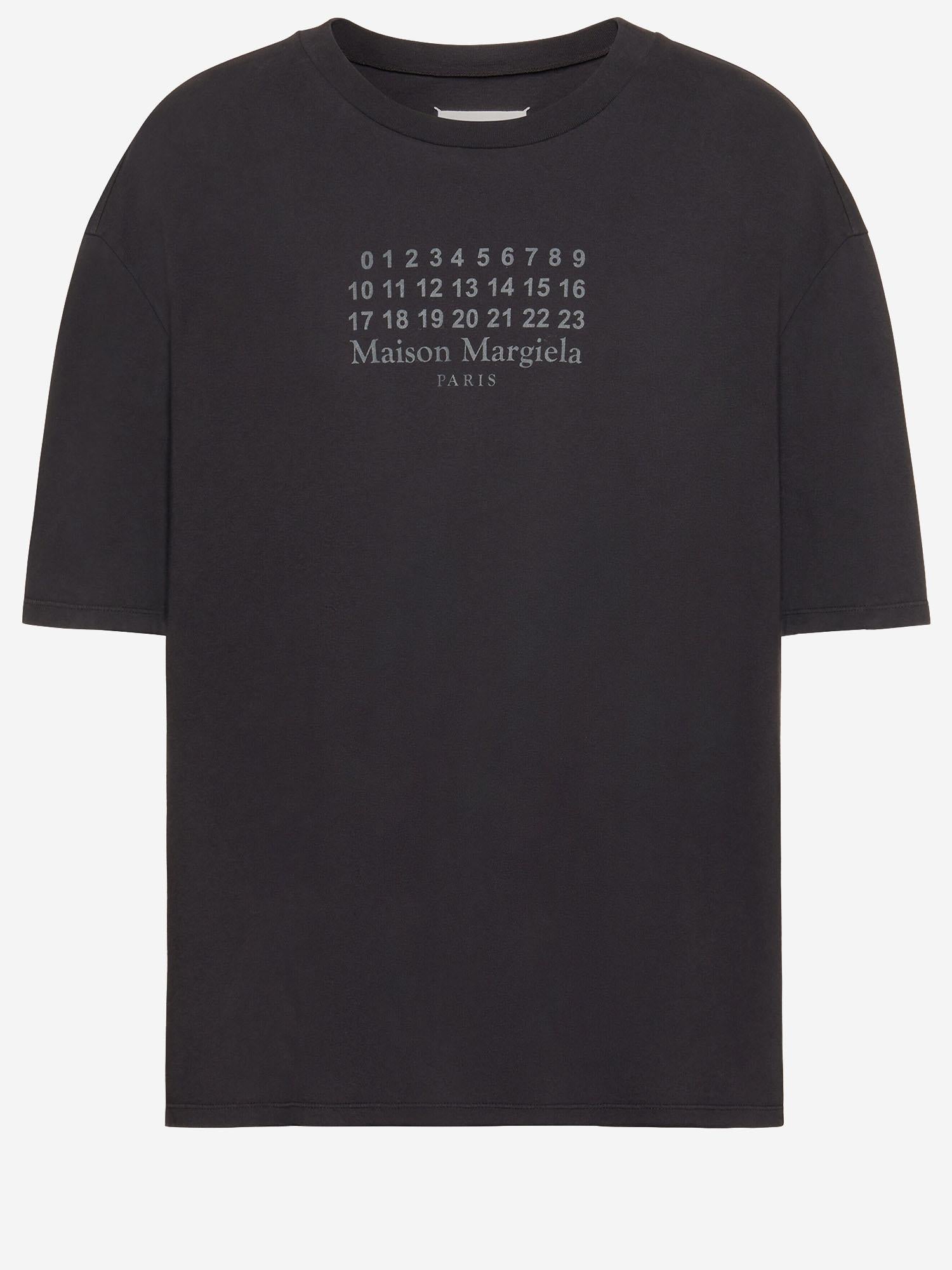 T-SHIRT IN COTONE CON STAMPA S67GC0042 S24575973 MAISON MARGIELA 