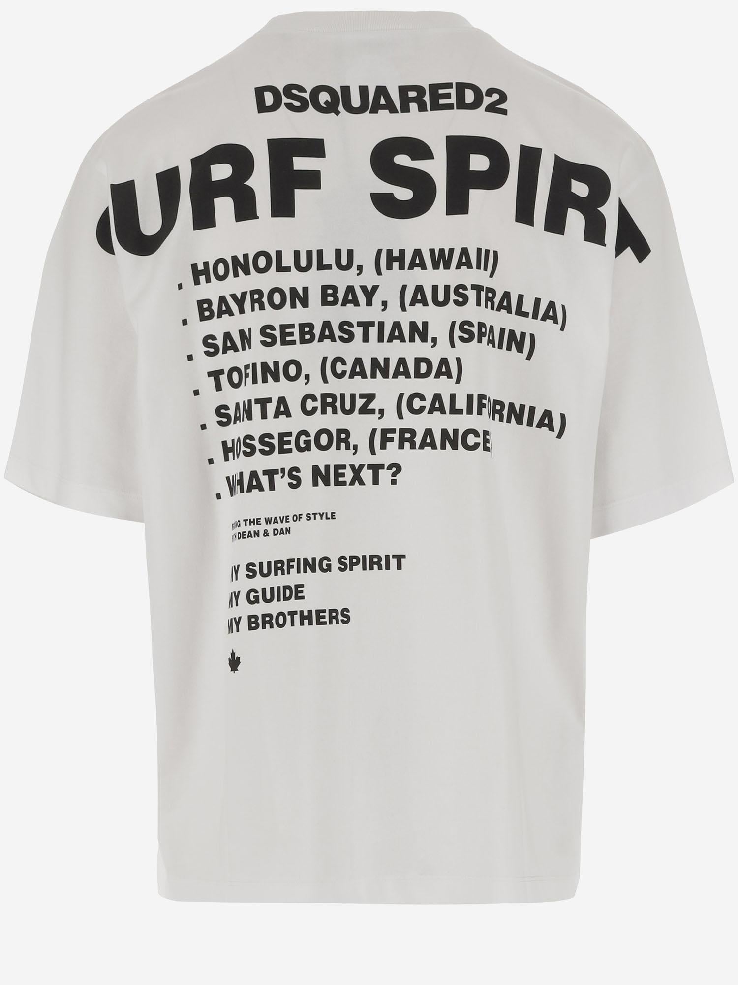 T-SHIRT IN COTONE CON LOGO S74GD1409 D20033100 DSQUARED2 