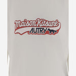 T-SHIRT IN COTONE AUTRY X MAISON KITSUNE TSPXMK2W WHITE AUTRY 