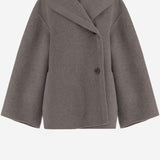 CAPOTTO IN LANA VERGINE 10602W4238 GRY THE ROW 