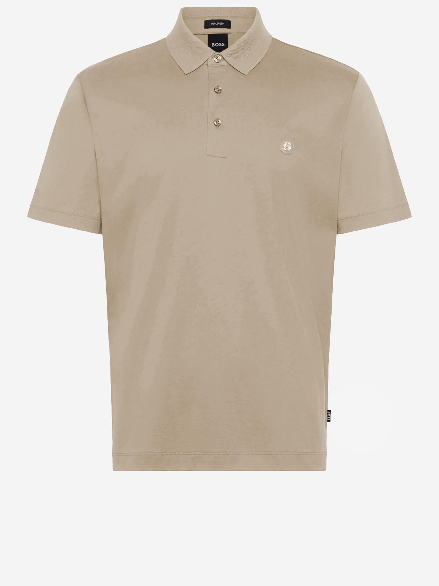 Polo in cotone con logo 50555829 286 HUGO BOSS 