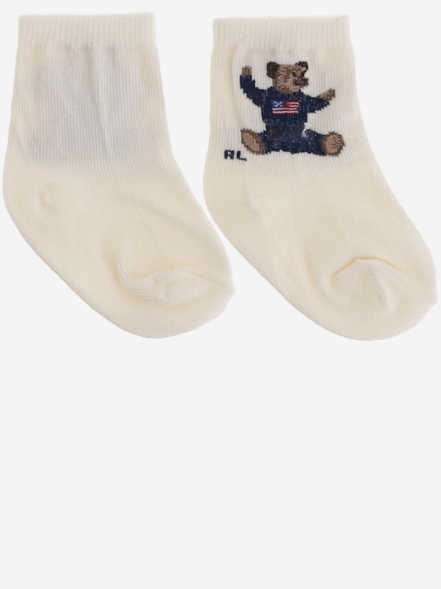 CALZINI CON POLO BEAR 441P03156 001 POLO RALPH LAUREN KIDS 