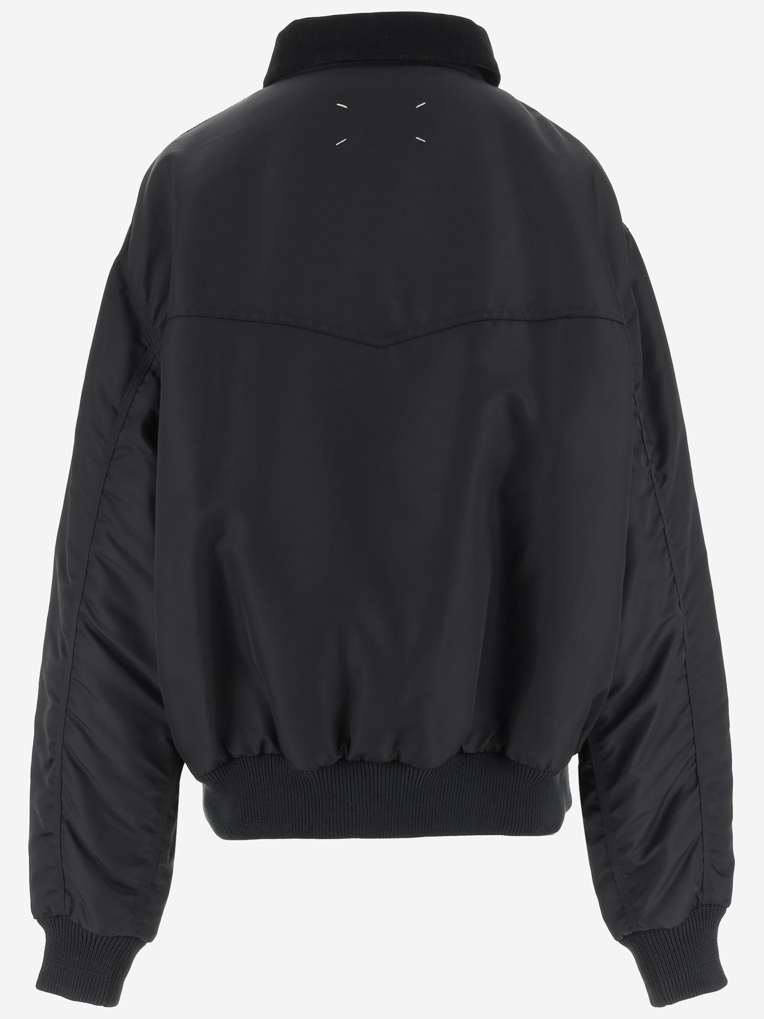 GIACCA CON COLLETTO IN NYLON S67AM0106 M35662900 MAISON MARGIELA 