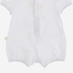 Tutina in cotone stretch con fiocco P25TO273MF032 0121 IL GUFO KIDS 