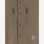 CAMICIA IN NYLON CON PANNELLO POSTERIORE A CONTRASTO 5746953019 182 AND WANDER 